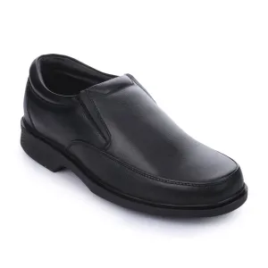 Healers Formal (Black) Slip-On Loafers Shoes For Men FL-1413 By Liberty Indoor Workout Rolling Motion Engine
