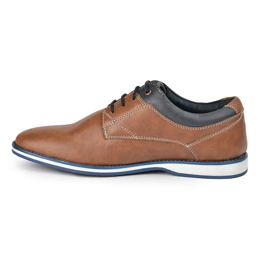 rocky shoes certified Healers Formal Tan Lacing Shoes For Men SYN-42 By Liberty