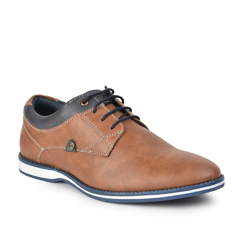Healers Formal Tan Lacing Shoes For Men SYN-42 By Liberty charity - run running shoes SlipResistant
