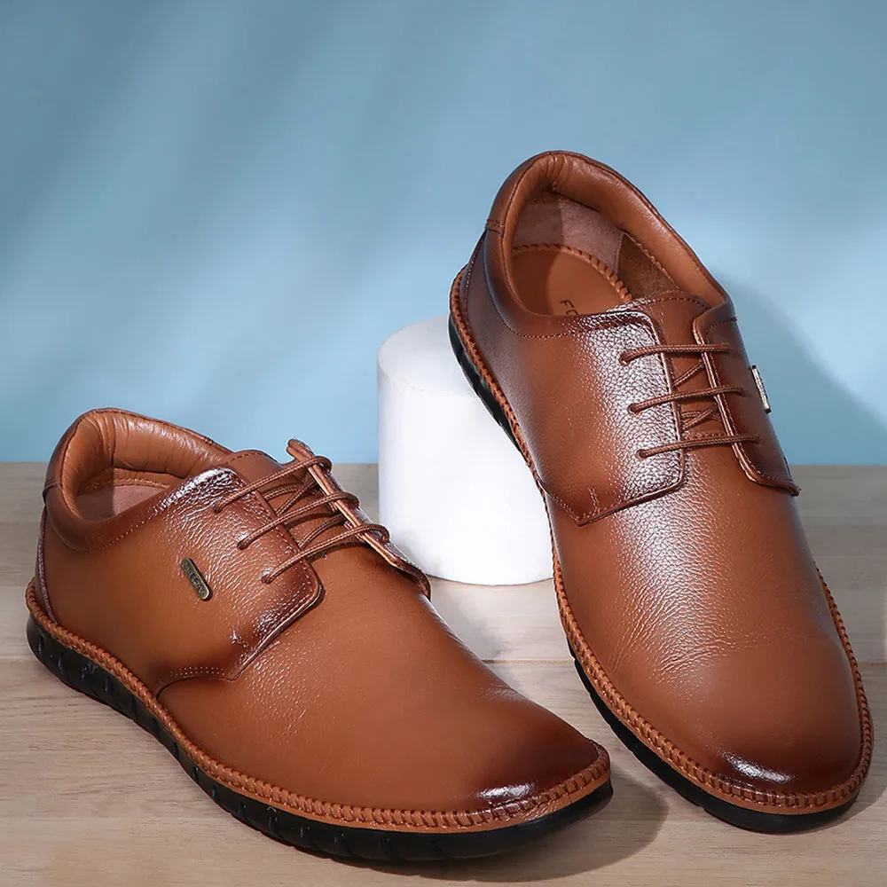 Healers Tan Formal Lace Up Shoes For Men BRL-10 By Liberty Child - friendly trail runner shoes