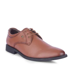lace - trimmed - design shoes roomy fit shoes Healers Tan Formal Lacing Derby Shoes For Men SAGAR-16 By Liberty