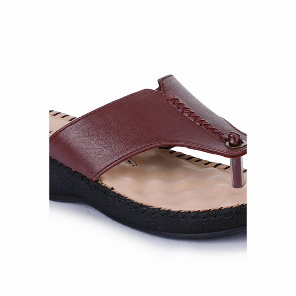 Healers By Liberty DR-519 Comfort Cherry Slippers For Women Comfort Strapping Seamless Ankle Collar