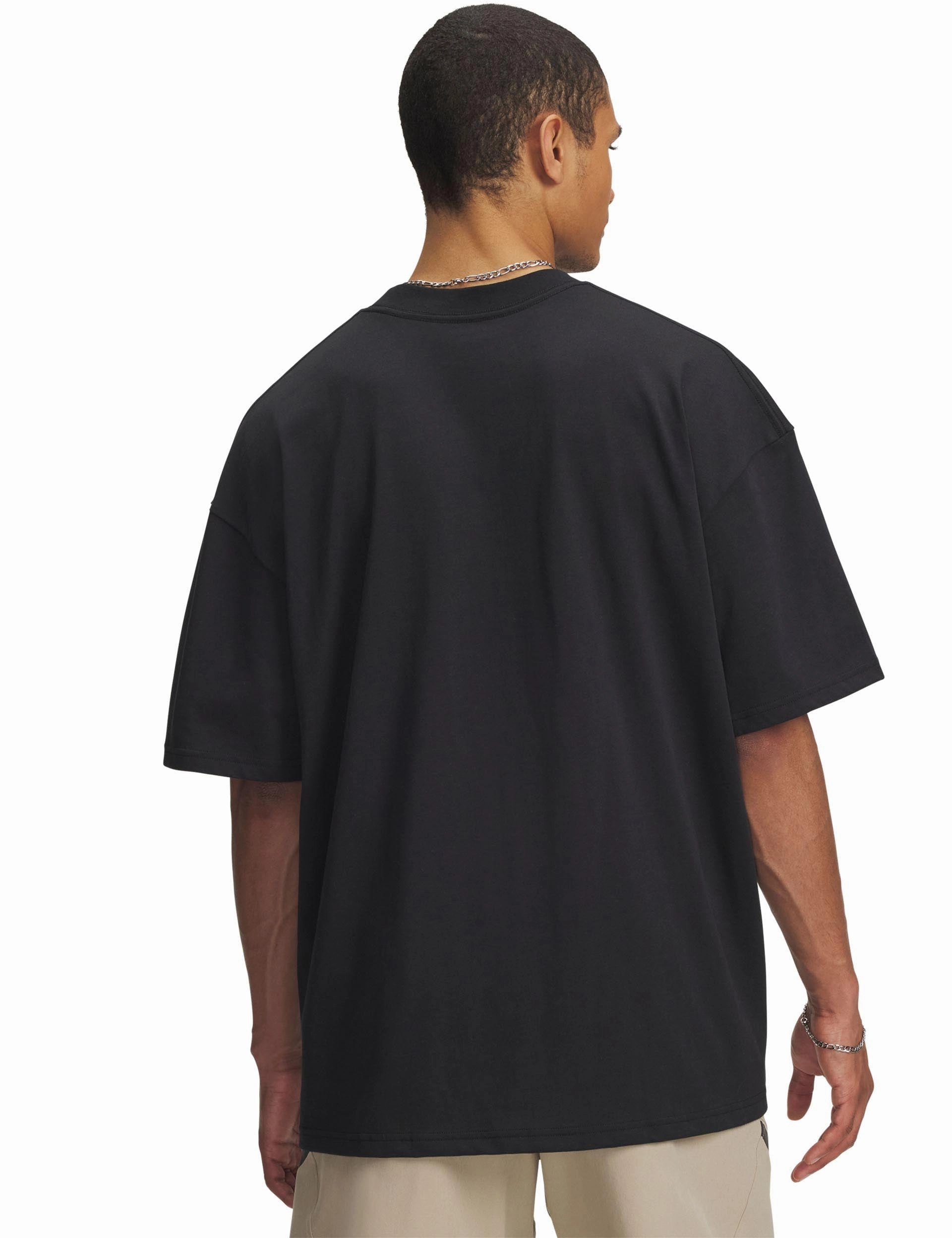 Heavyweight Woven Label Short Sleeve - Black/Black WaterRepellent Surface