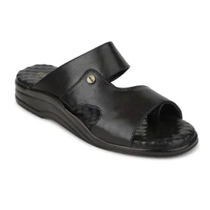 Coolers Brown Casual Slipper For Men 7123-141 By Liberty Lateral Stability Wings summer shoes