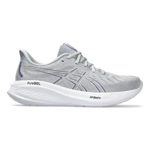 Flexible Heel Counter air - filled running gear Asics Gel Cumulus 26 - Piedmont Grey - White