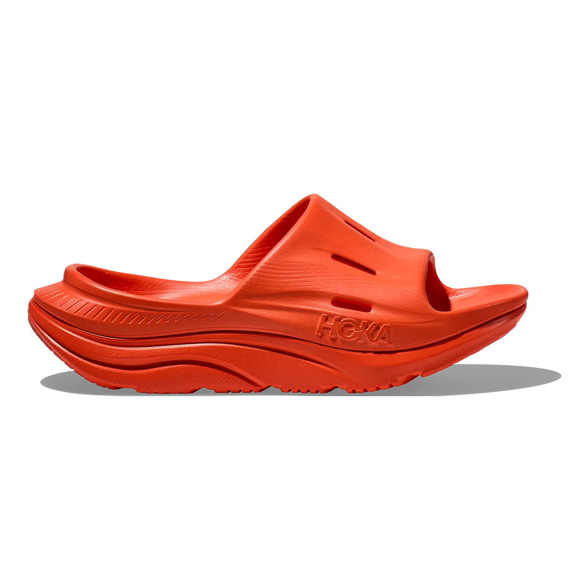 Hoka Ora Recovery Slide 3 - Vibrant Orange - Vibrant Orange Energy Return Foam