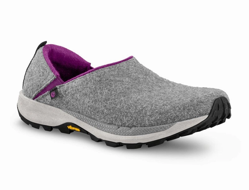 Topo Athletic Women's Rekovr 2 - Grey/Purple cyclists - specific benefits morning