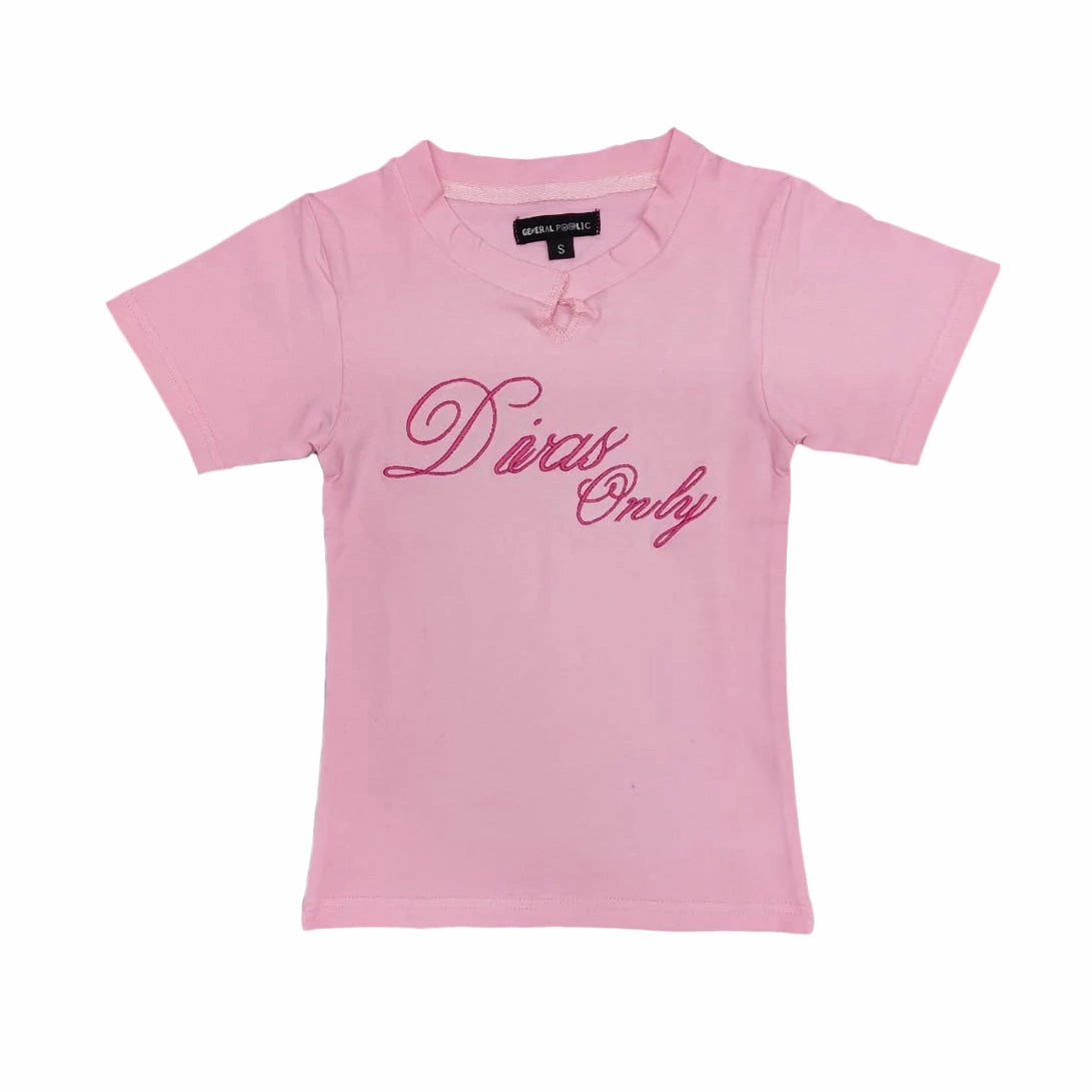 Casual dress General Public Divas Only Tee 'Pink'