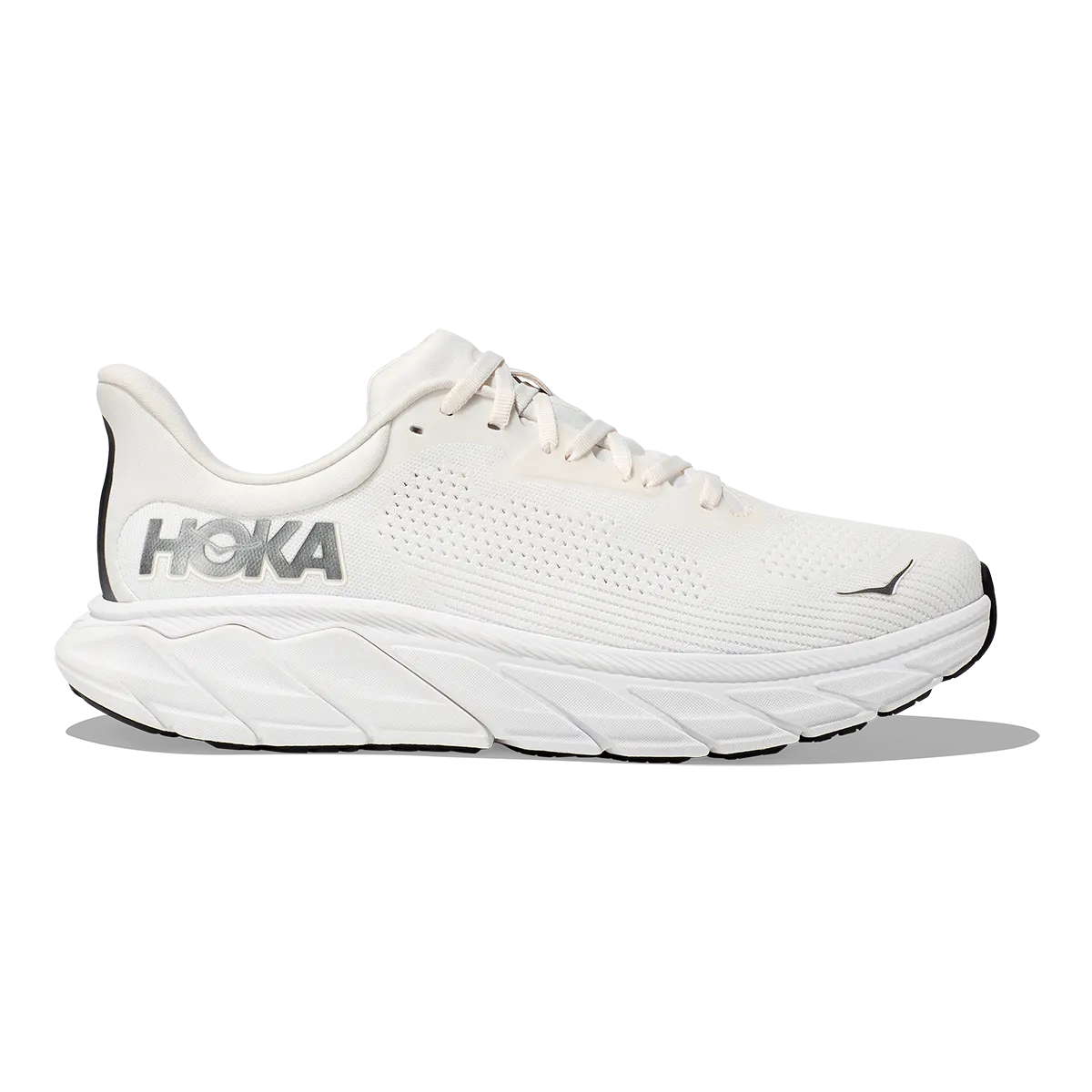 Hoka Arahi 7 - Blanc de Blanc - Steel Wool Smooth Outsole