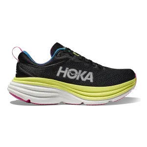 Hoka Bondi 8 - Black - Citrus Glow Thermoplastic Reinforcements Energy absorbing