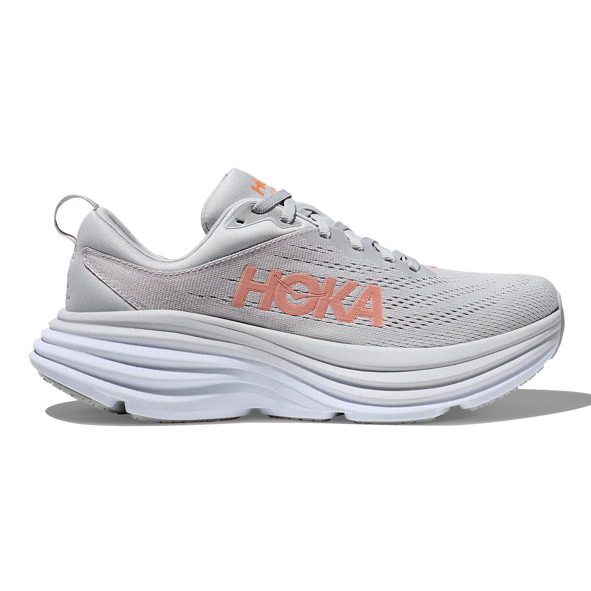 performance - maximized shoes Hoka Bondi 8 - Harbor Mist - Lunar Rock