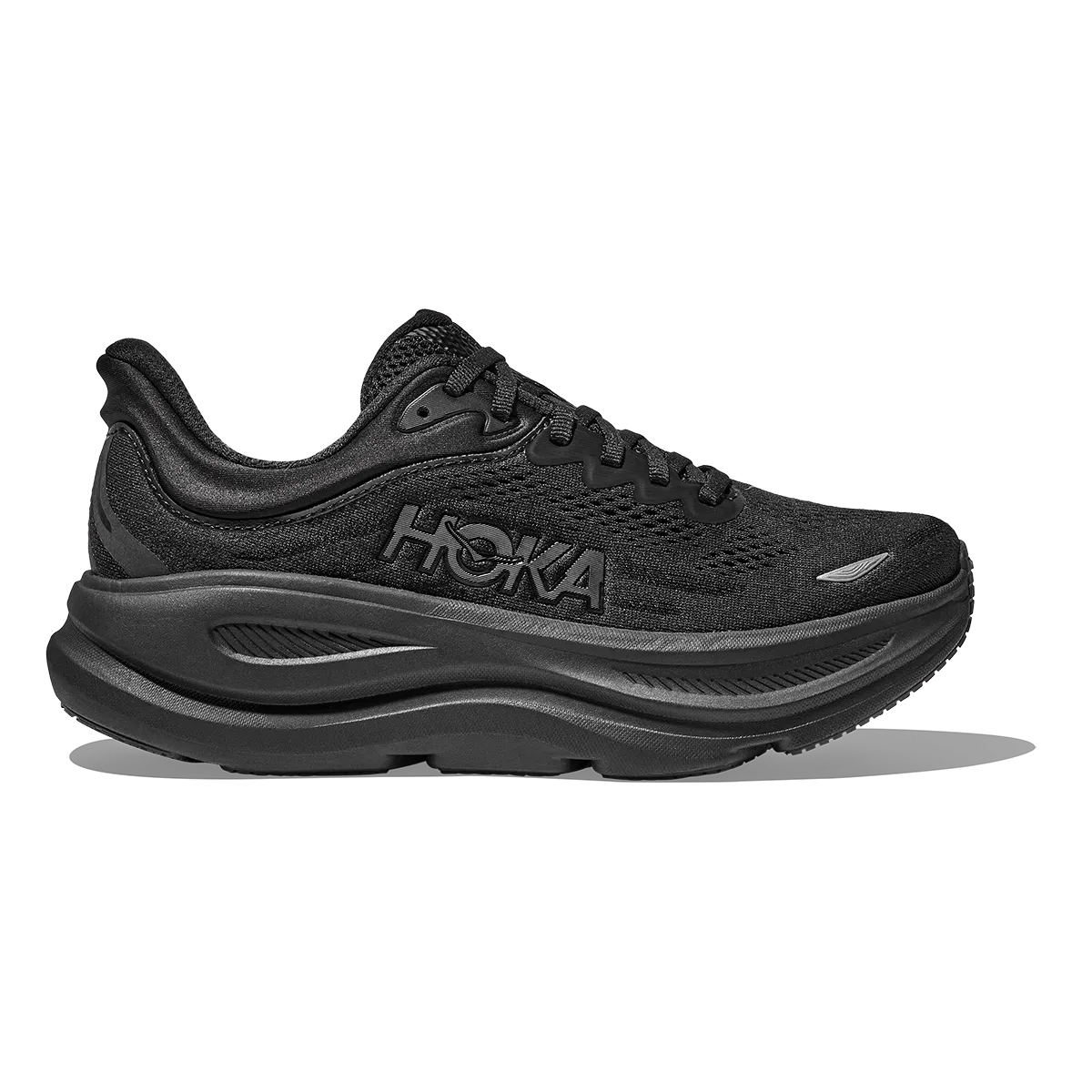 Hoka Bondi 9 Black - Black youth enthusiasm