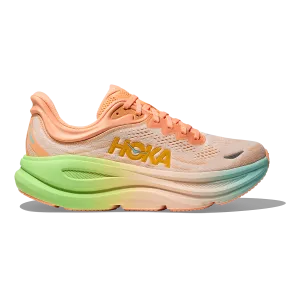 road running shoe alternative Comfort Breathability Hoka Bondi 9 Frost - Pale Tangerine