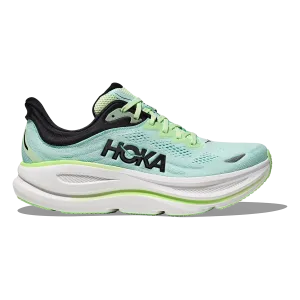 Hoka Bondi 9 Luna Moth - Blue Spark padded - comfort shoes running in a field shoes