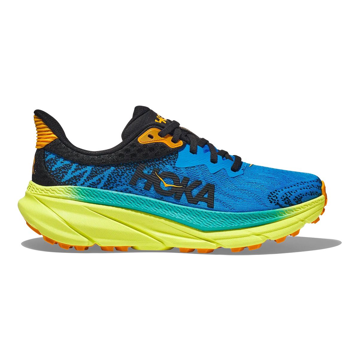 Dynamic Fit Lacing Hoka Challenger ATR 7 - Diva Blue - Evening Primrose