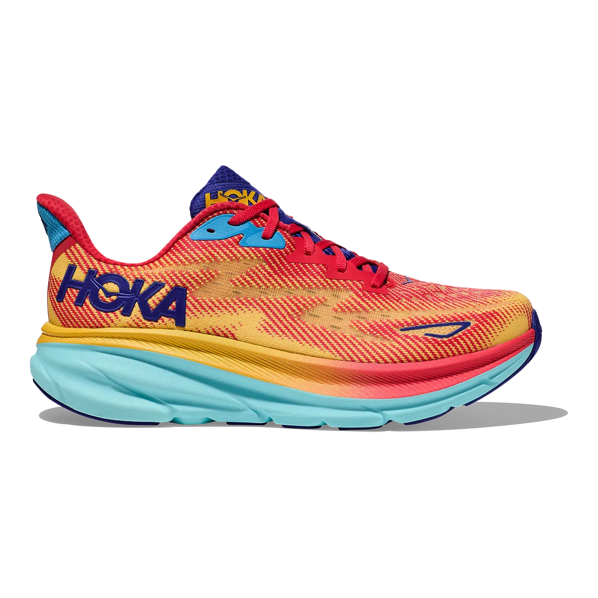 Hyper Durable minimalist - running - shoes Hoka Clifton 9 - Cerise - Cloudless