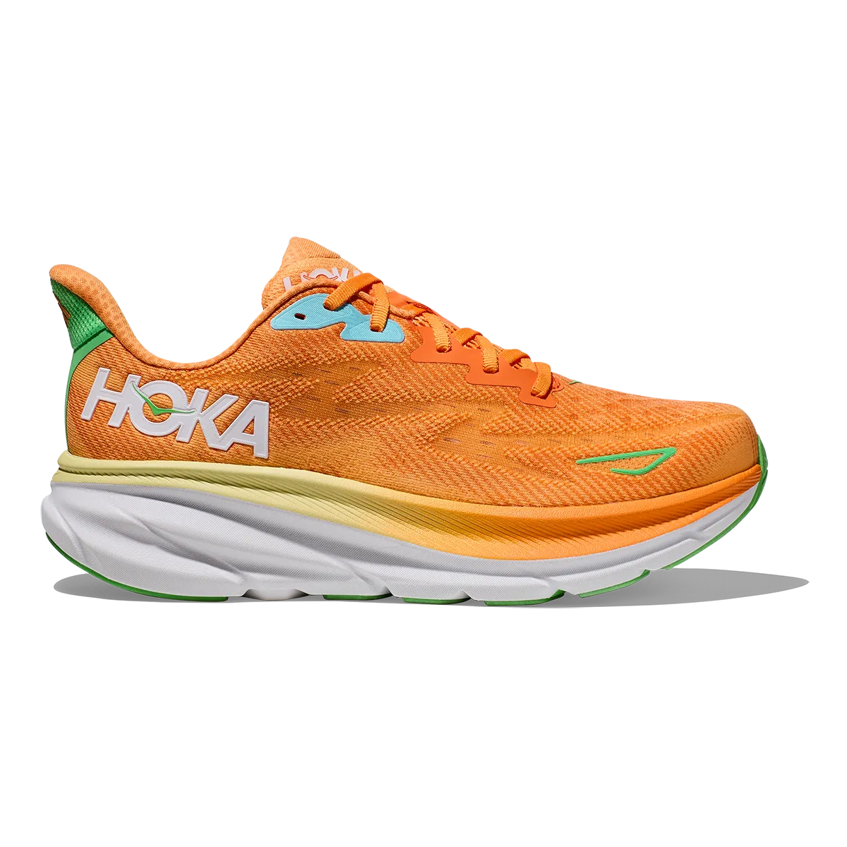 Quick Dry Liner Fabric well - fitting design Hoka Clifton 9 - Solar Flare - Sherbet