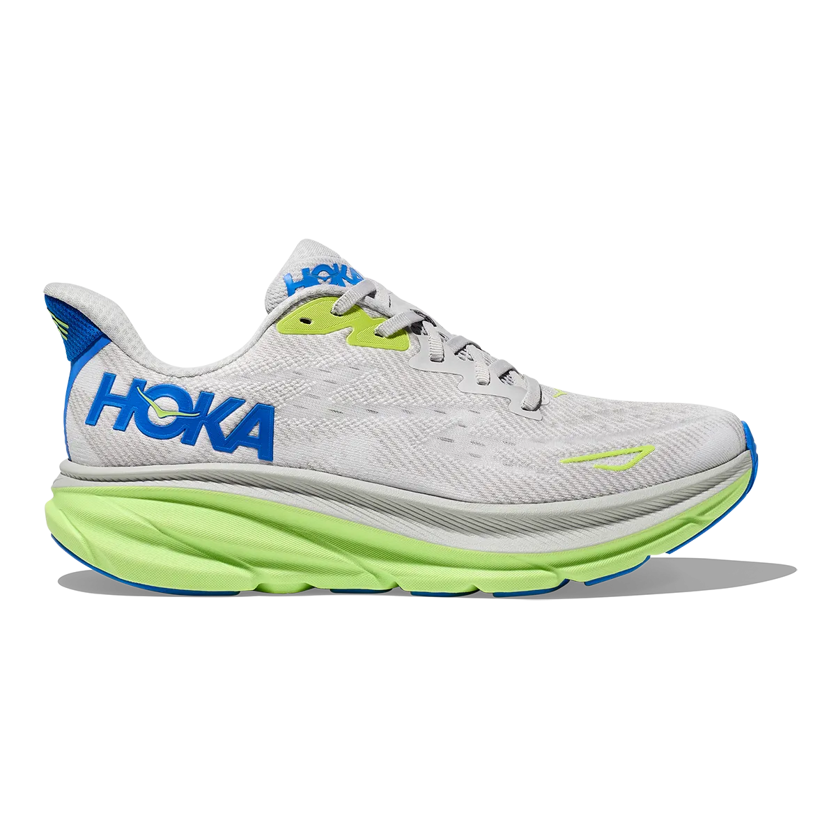 Hoka Clifton 9 - Stardust - Electric Cobalt Humid Weather Running Airflow Channel Tech