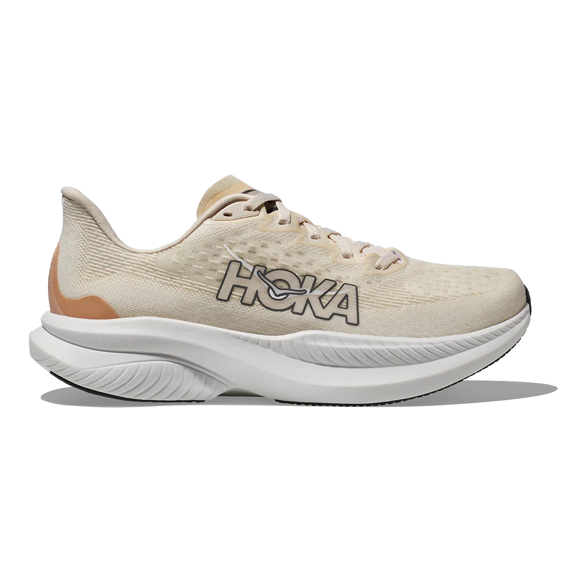 running in a bascule bridge area shoes Accessories Hoka Mach 6 - Eggnog - Vanilla