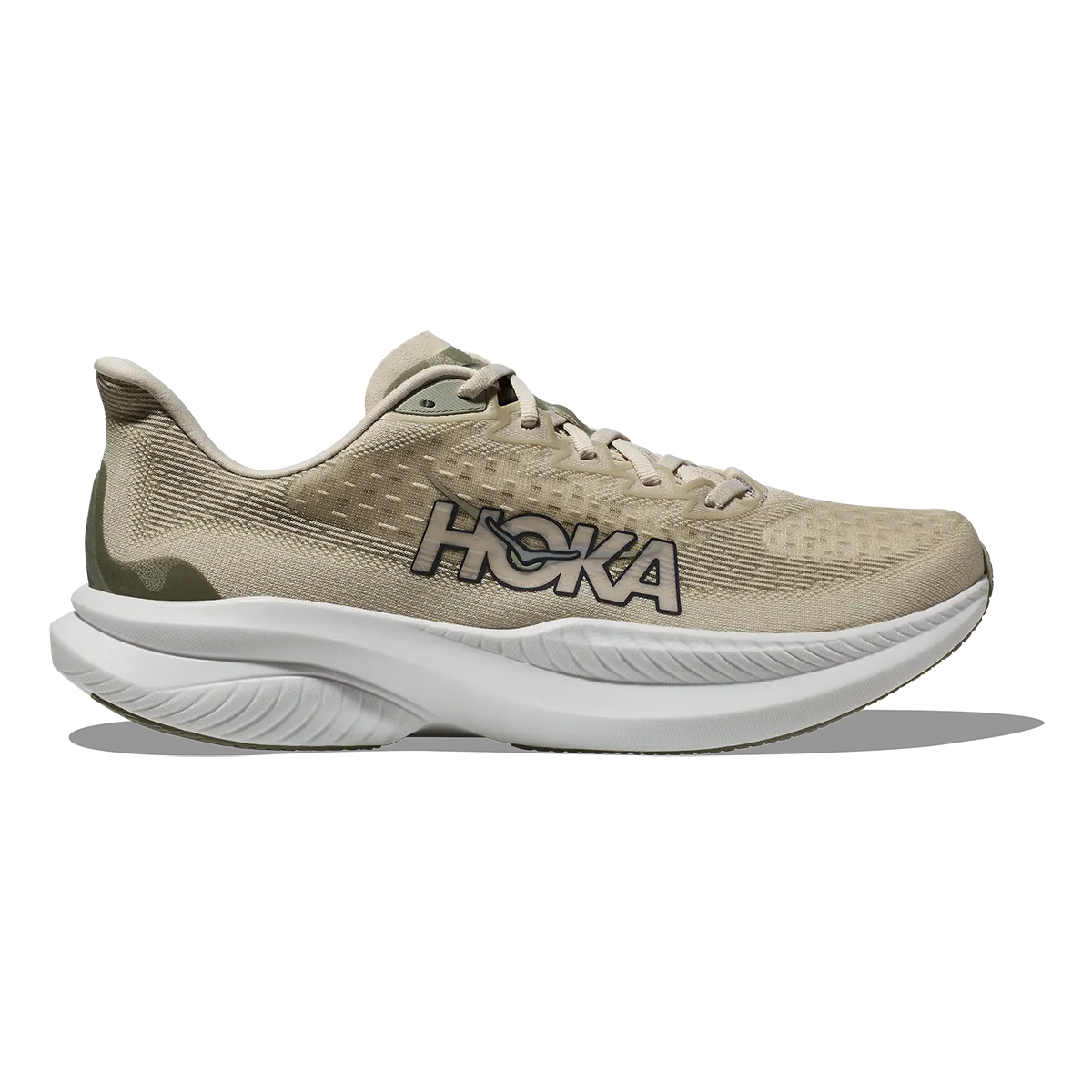 chemical - resistant Hoka Mach 6 - Oat Milk - Barley