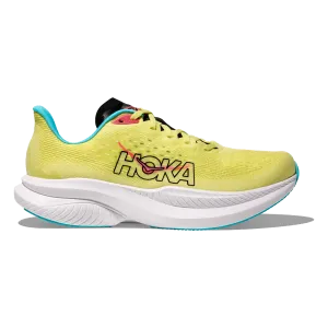 star - design shoes windproof - feature shoes Hoka Mach 6 - Yuzu - Cielo Blue