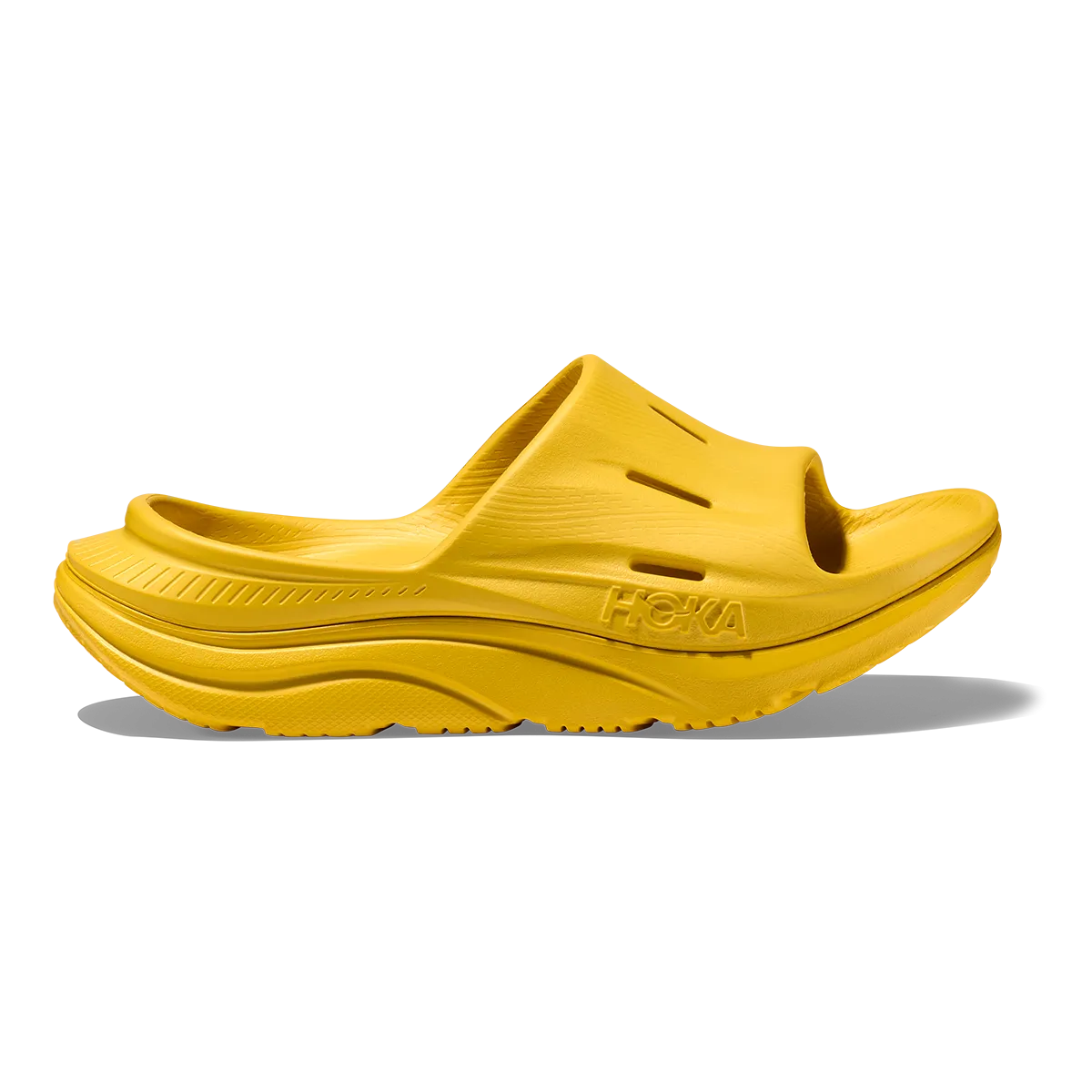 Hoka Ora Recovery Slide 3 - Passion Fruit - Passion Fruit temperate - climate shoes