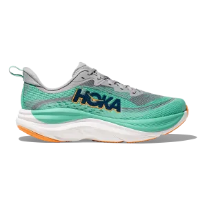 Wet running Hoka Skyflow - Stellar Grey - Shoreline