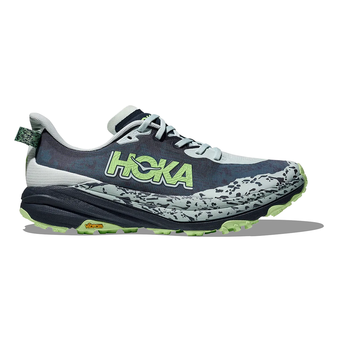Coordination - boosting Comfort Shock Hoka Speedgoat 6 - Droplet - Nautical Dusk