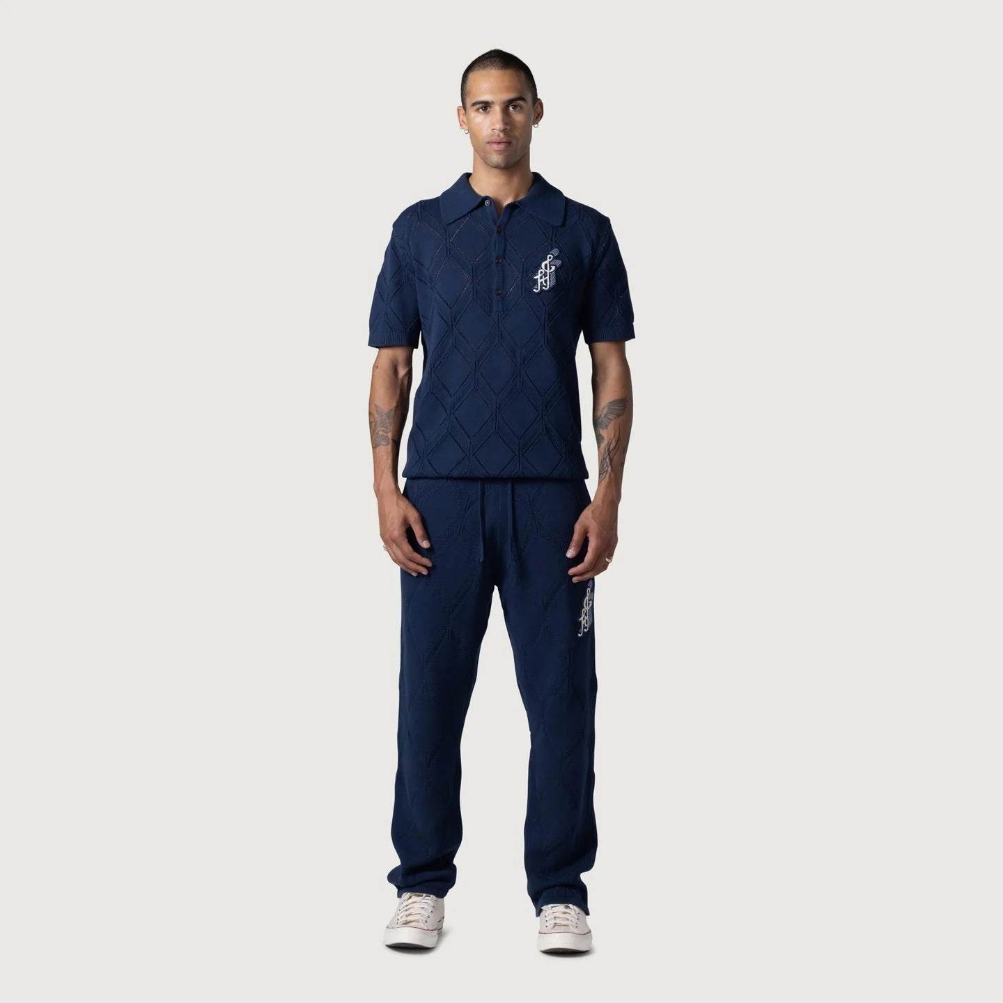 WaterRepellentSurface NonChafingEdges Honor The Gift Diamond Knit Pant 'Blue'