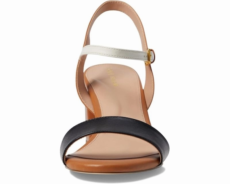 Cole Haan Women's Josie Block Heel - Pecan/Ivory/Black AntiStatic Lining