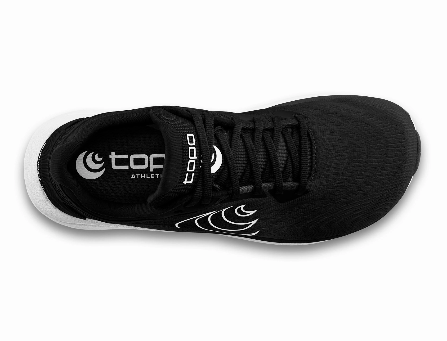 Topo Athletic Men's Phantom 4 - Black/White ratio Soft Traction