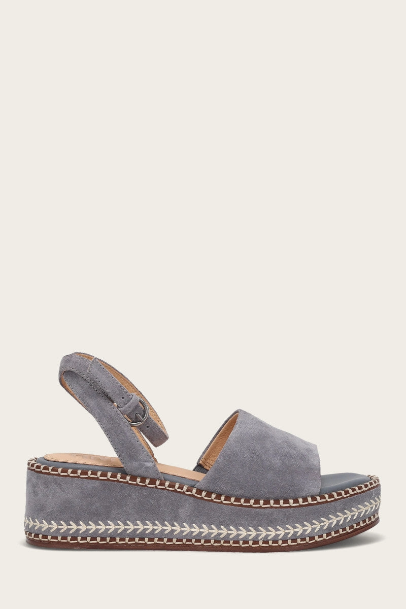 Adaptable to different running styles Joy Ankle Strap Platform Sandal