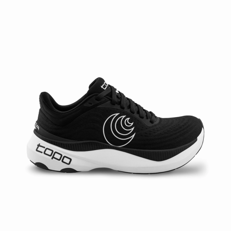 agility - improvement - level Anti Slip Traction Pattern Topo Athletic Women's Aura - Black/White