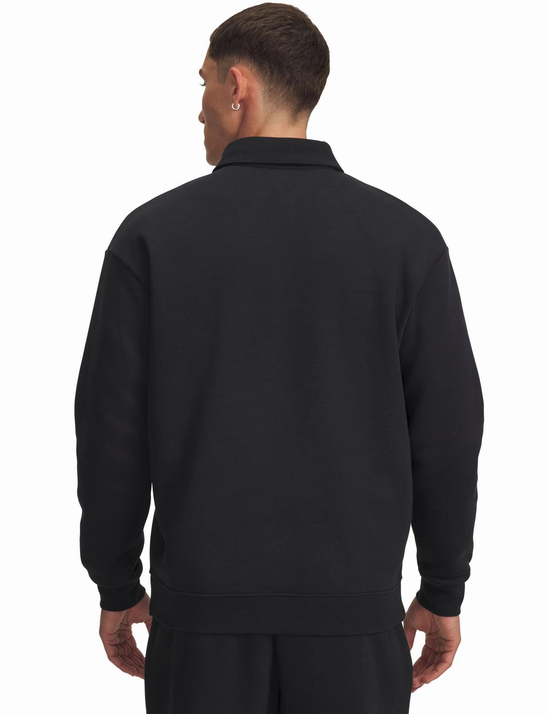 Breathable mesh Icon Fleece 1/4 Zip - Black/Black