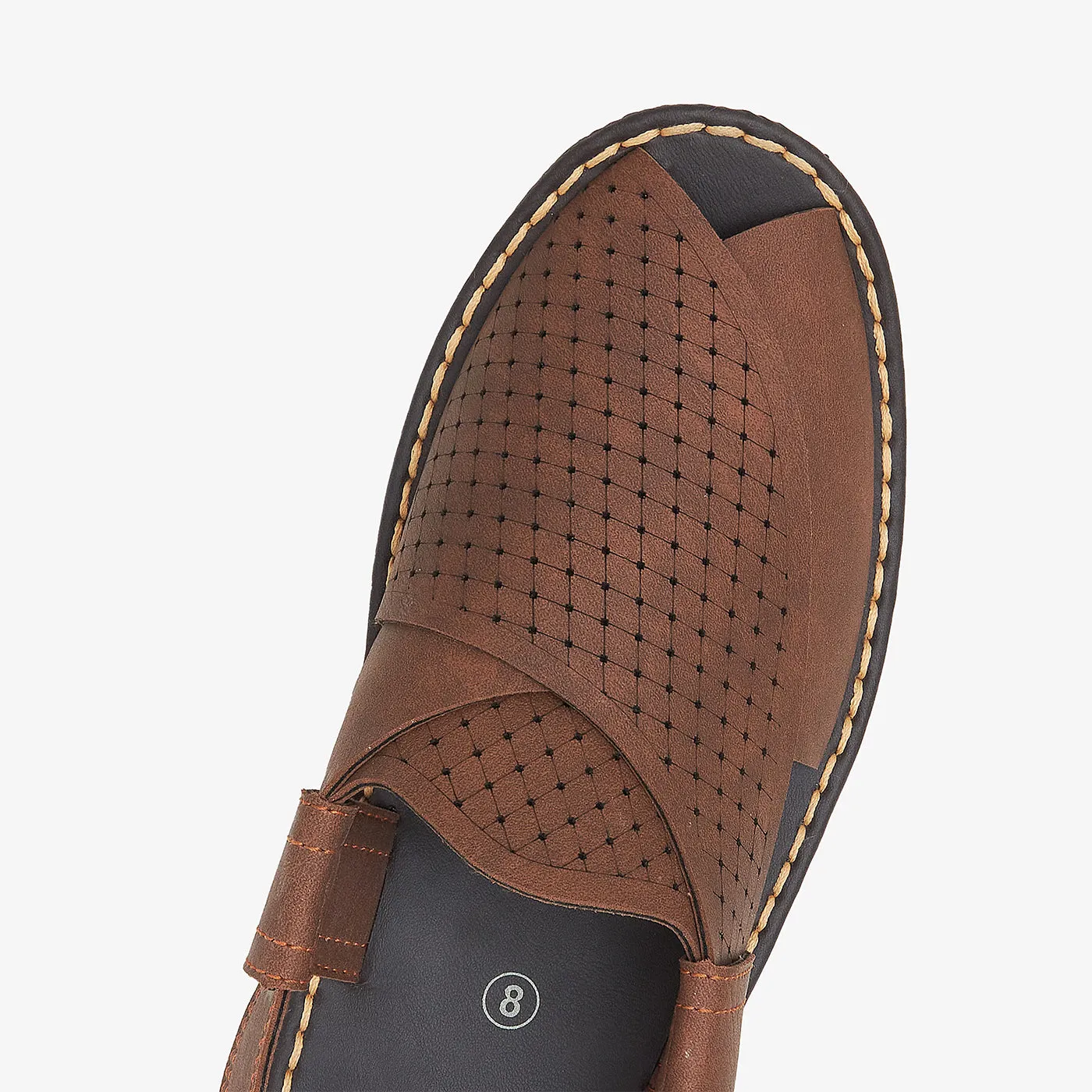 running on flat terrain shoes Multi Density Layering Sleek Peshawari Sandals for Men