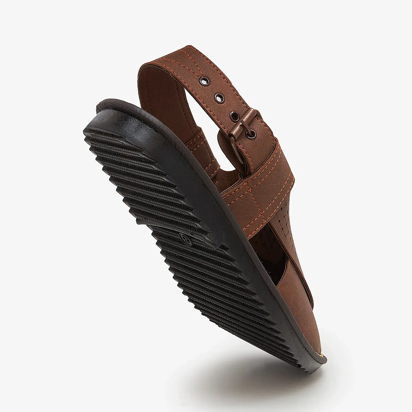 Sleek Peshawari Sandals for Men Responsive Heel Counter