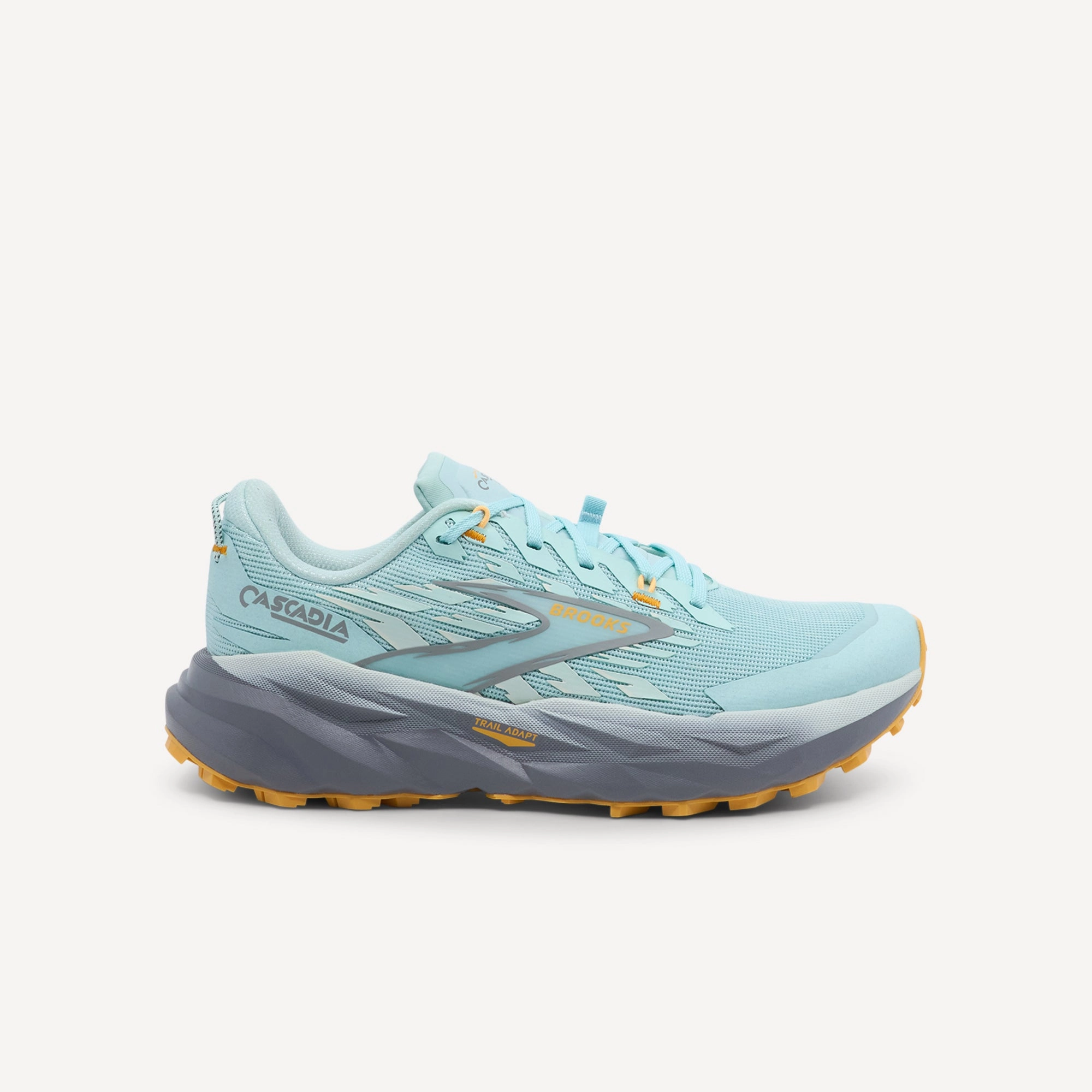 Back - support Brooks Cascadia 19 Clearwater / Primer Grey Womens