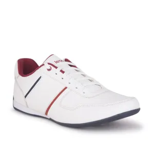 Leap7x Casual White Sneakers For Men TORONTO By Liberty male athlete shoes