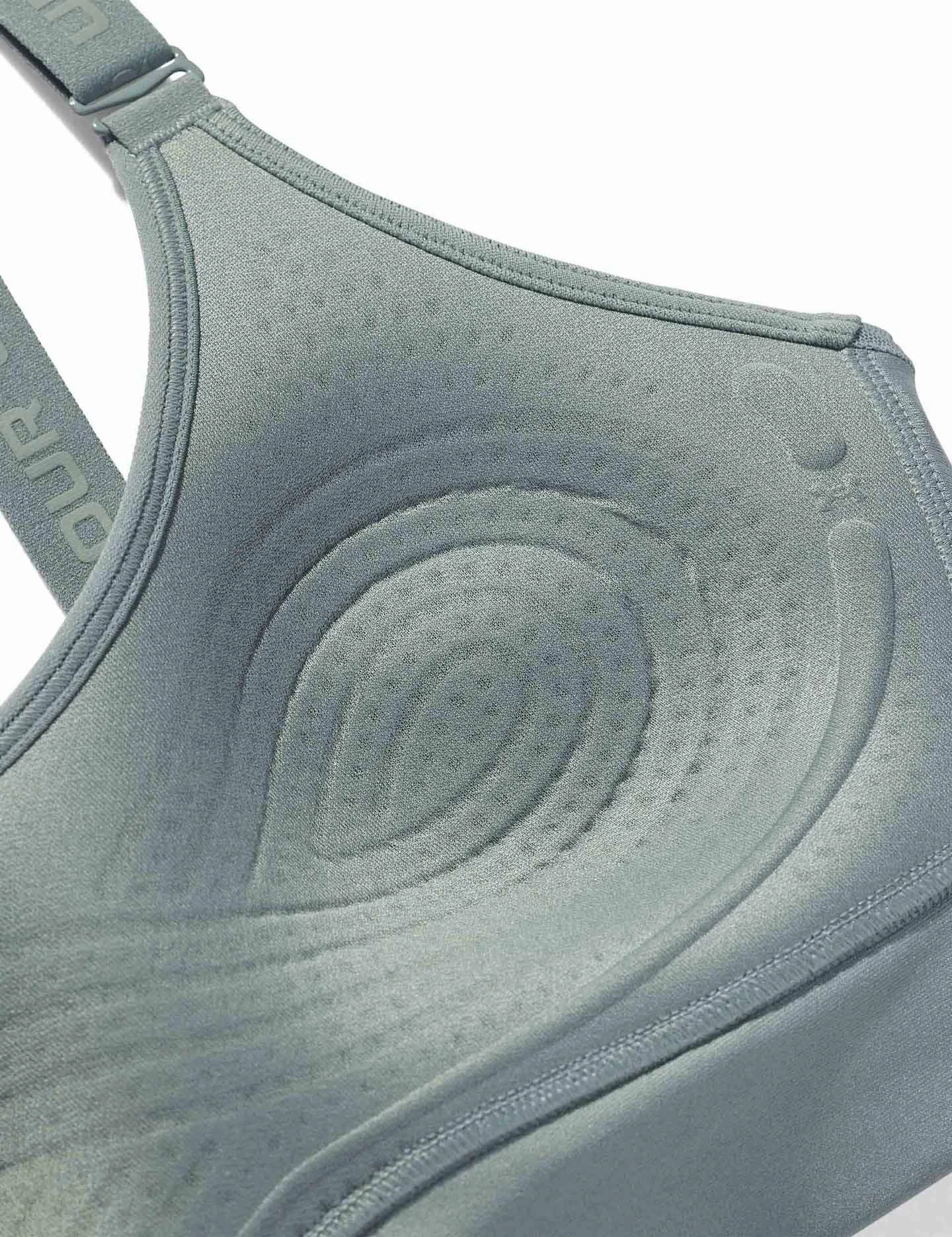 Infinity 2.0 Mid Sports Bra - Silica Green windproof