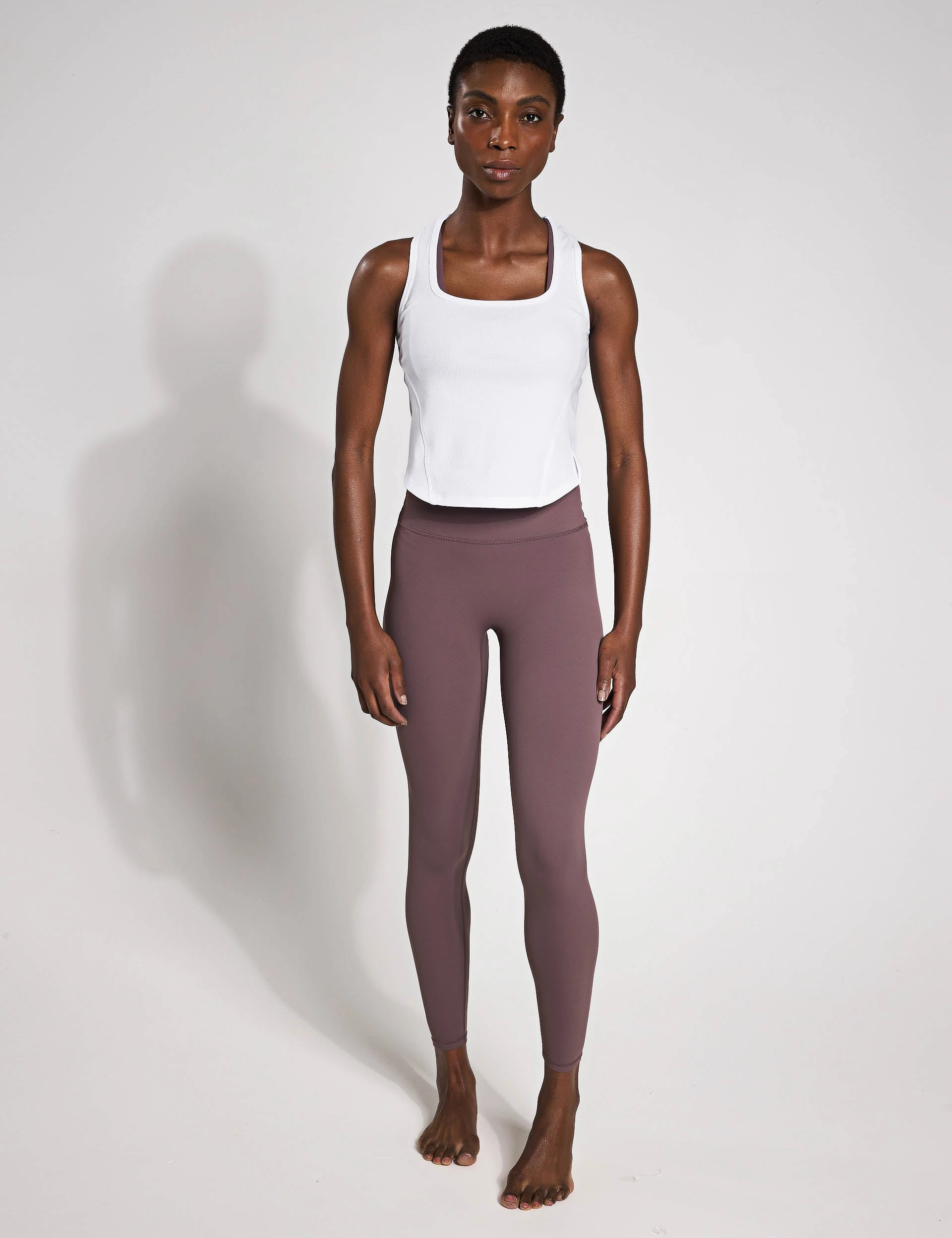 Jodie Tank - White Quick-Dry Sporty Sweatshirt