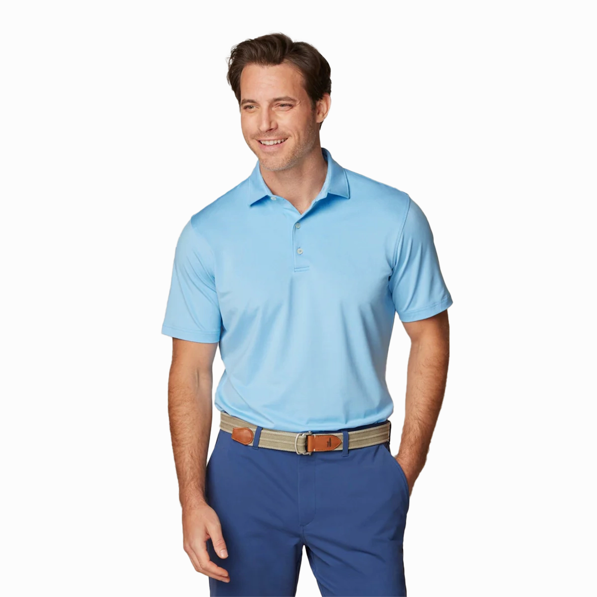 ContrastTipping Simple Cut Johnnie-O Birdie Polo