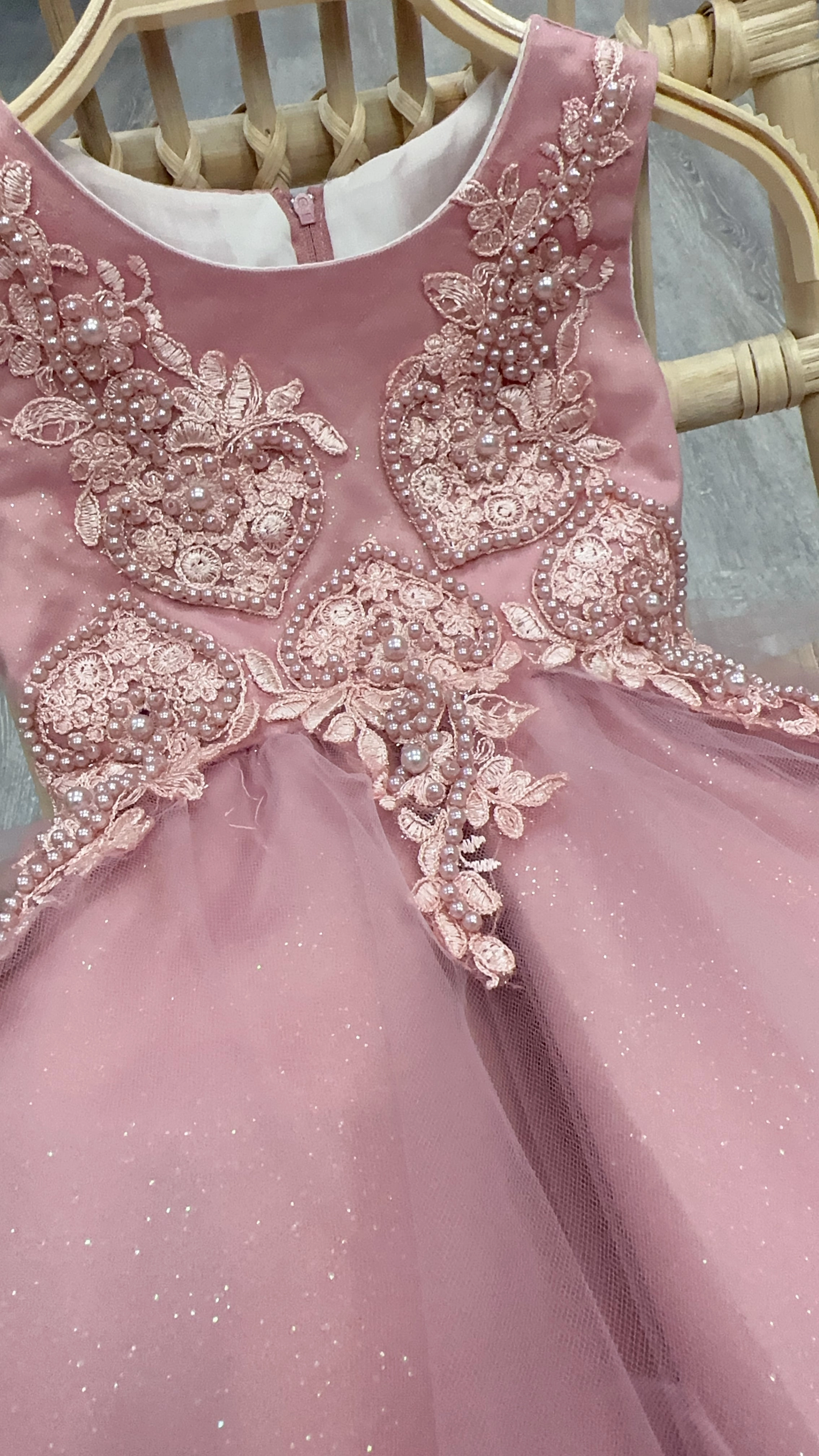 Jolene CD9089B Rose Infant Dress Timeless Layering