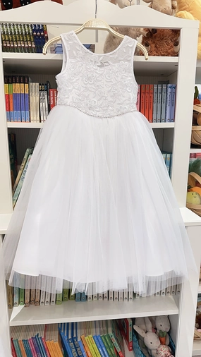 Jolene TT5747 Holiday White Dress - 4Y Business Layers