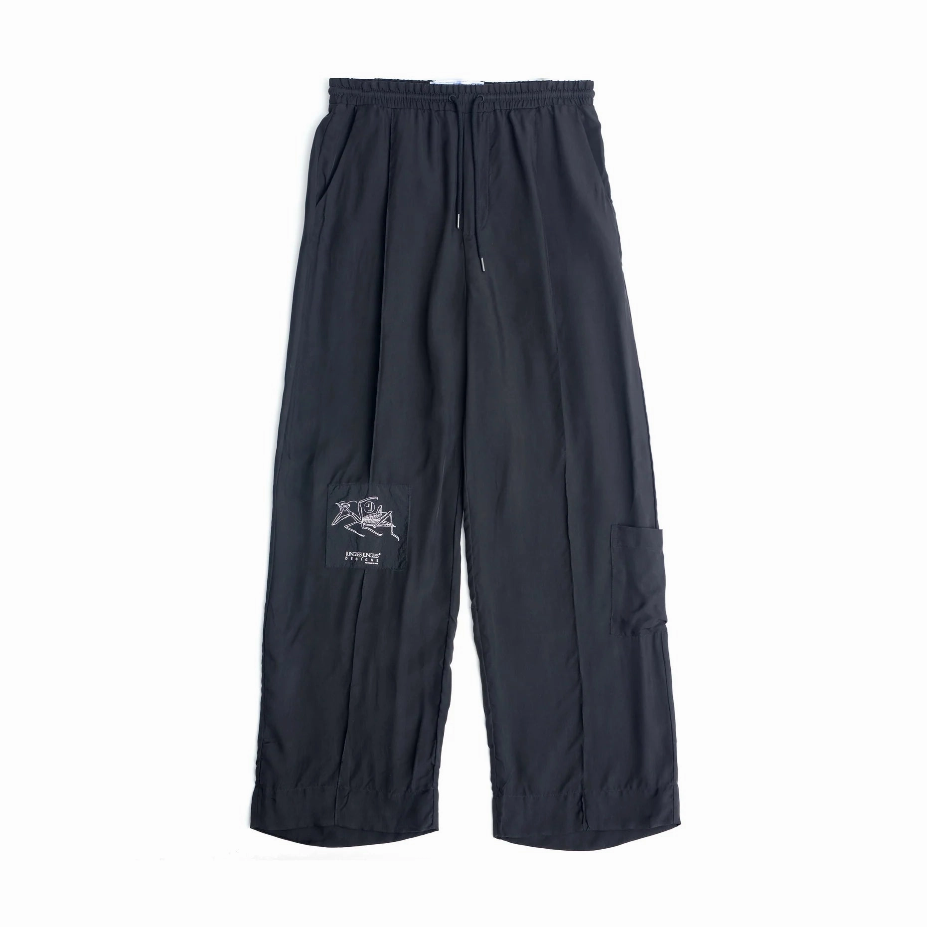 Jungles Jungles Design For Peace Of Mind Cupro Pant 'Black' Saga Fit