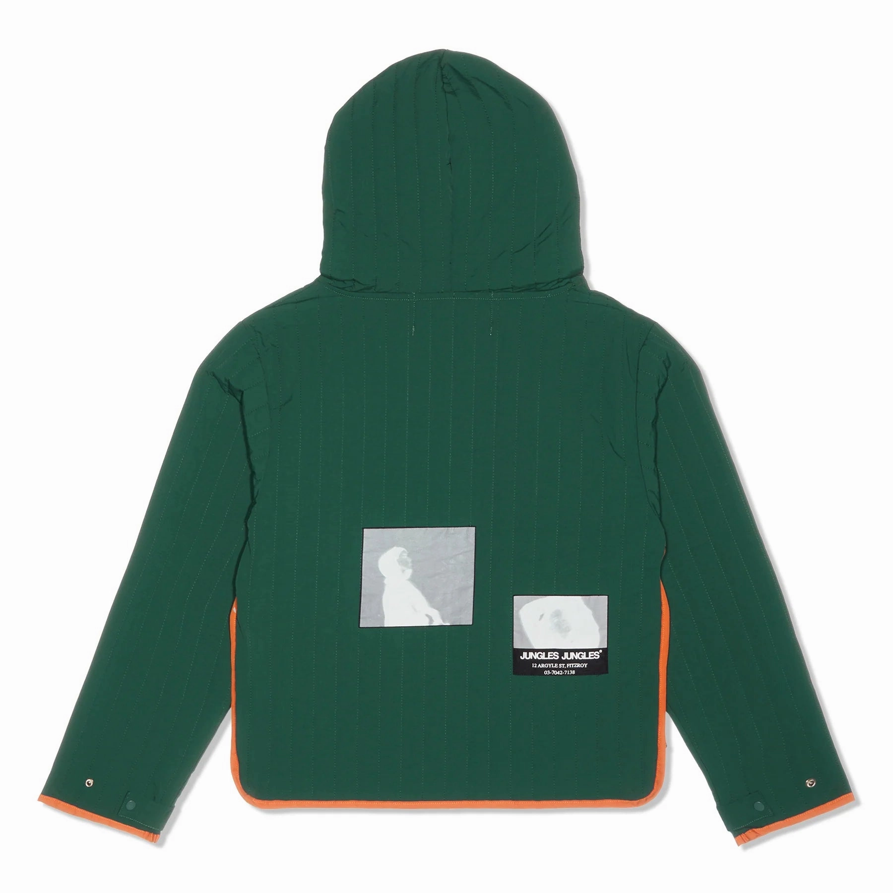 Jungles Jungles Movement Quilted Pullover 'Green' Daily Style