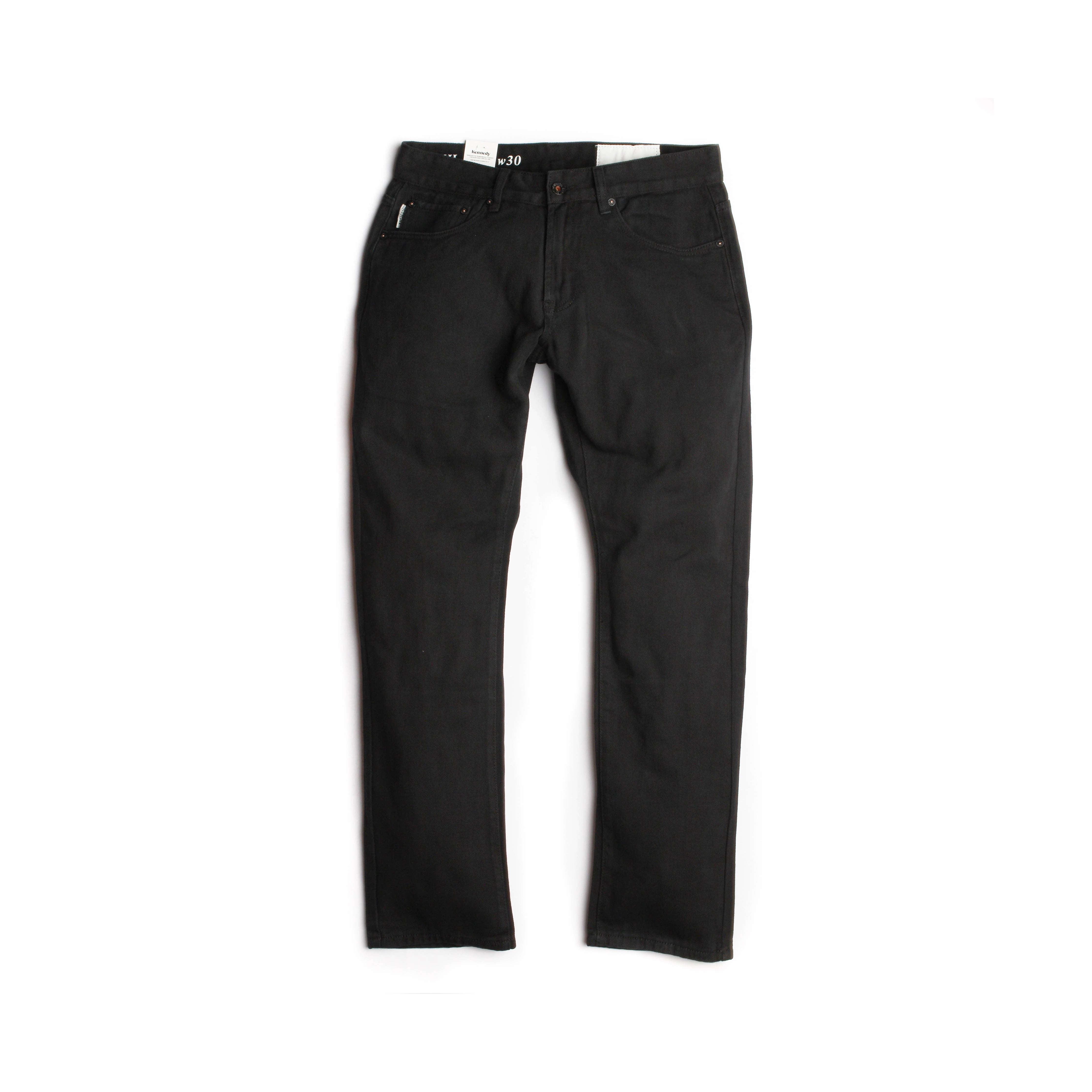 Calm Tone Kennedy Denim Co 1903 Classic Washed Denim 'Jet Black'