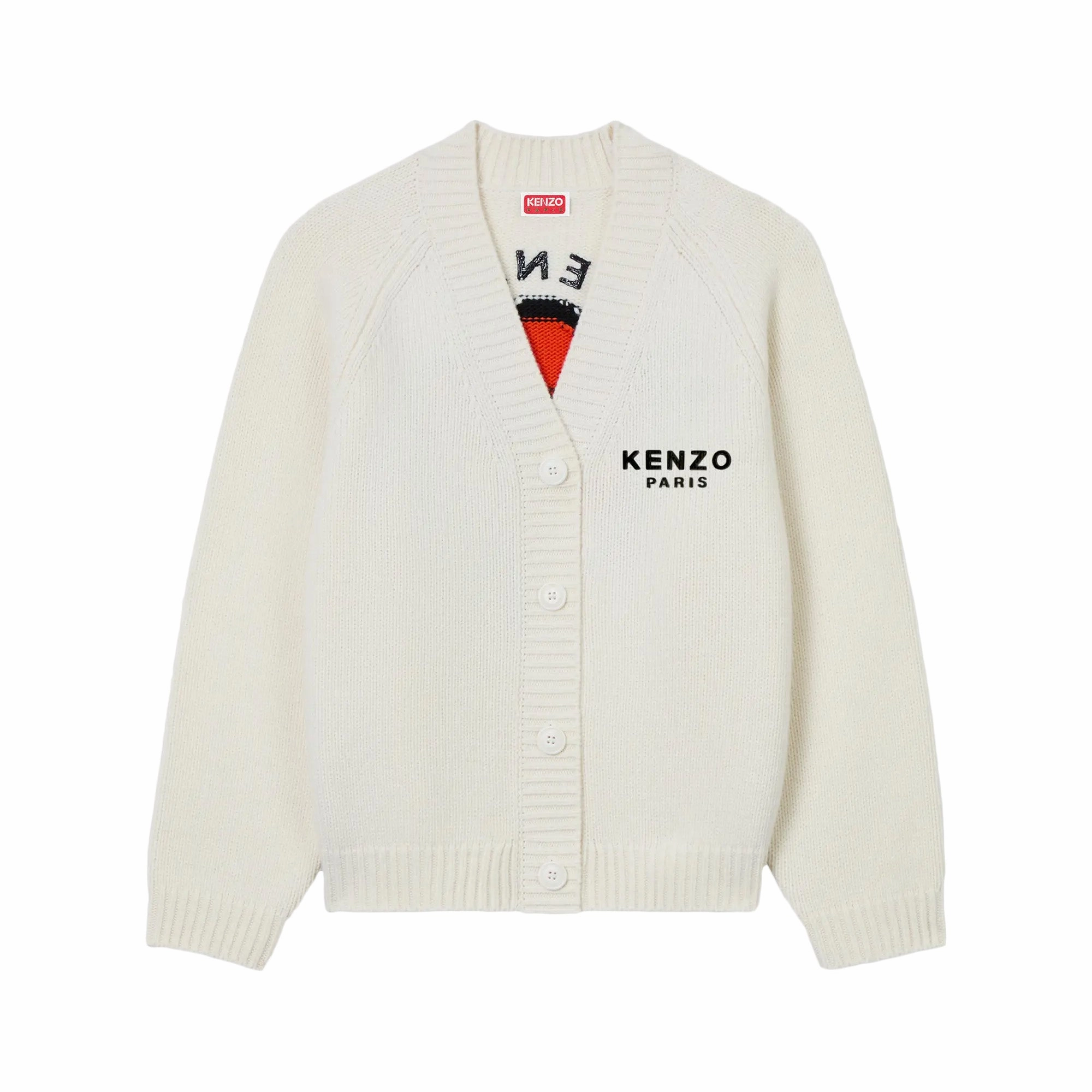 Kenzo Pop Cardigan 'Off White' Skin Hug