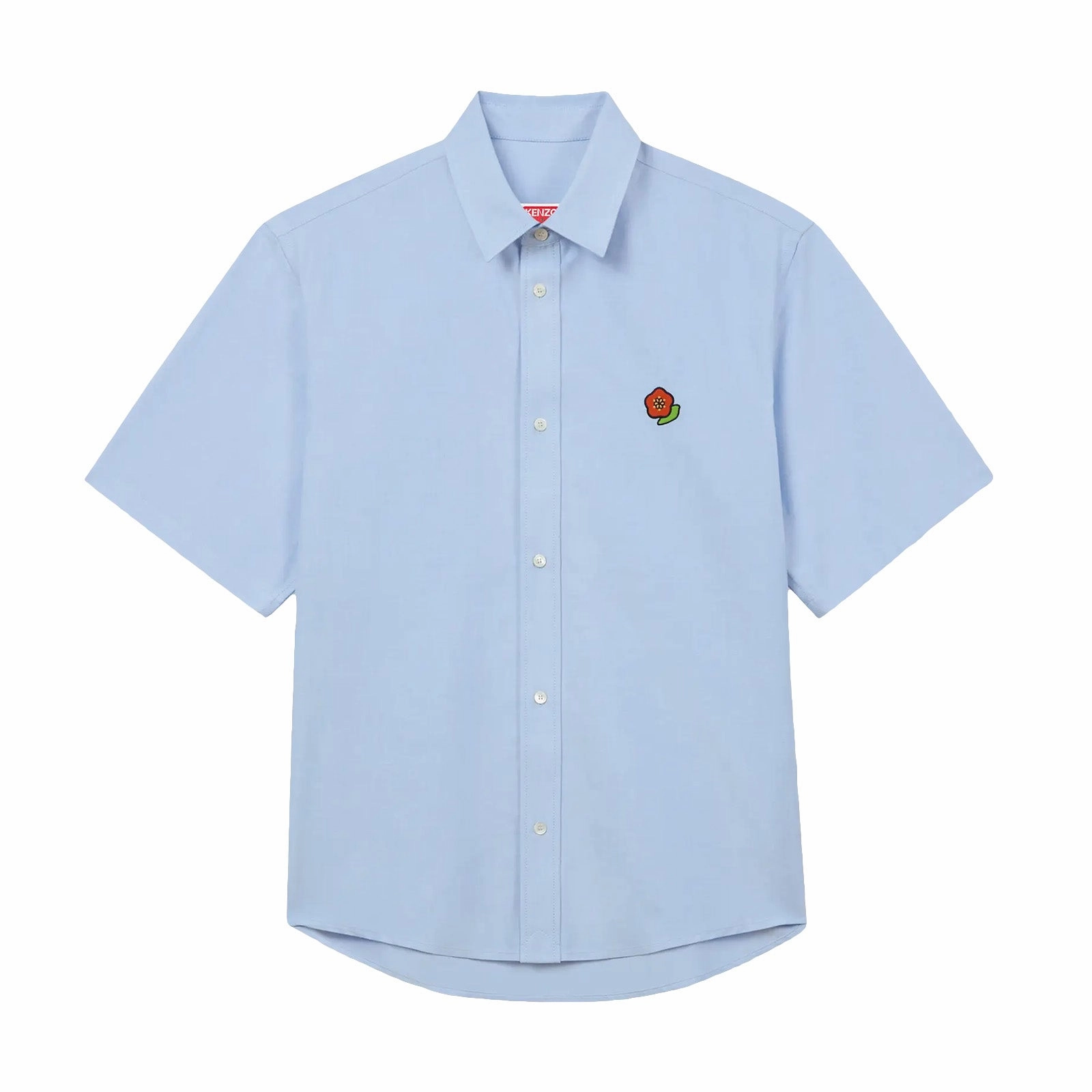 Spirit Core QuickRelease Fasteners Kenzo Pop Crest Short Sleeve Shirt 'Oxford 'Blue'