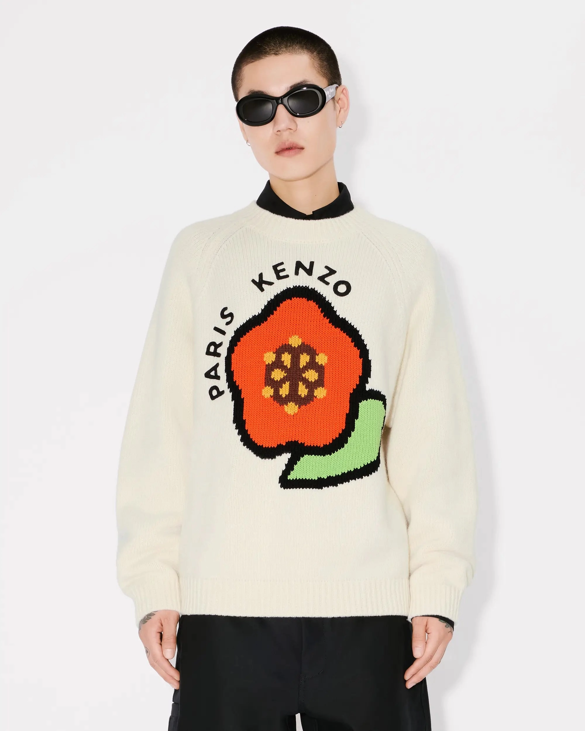 Kenzo Pop Jumper 'Off White' ShockAbsorbent Padding MoistureWicking Technology