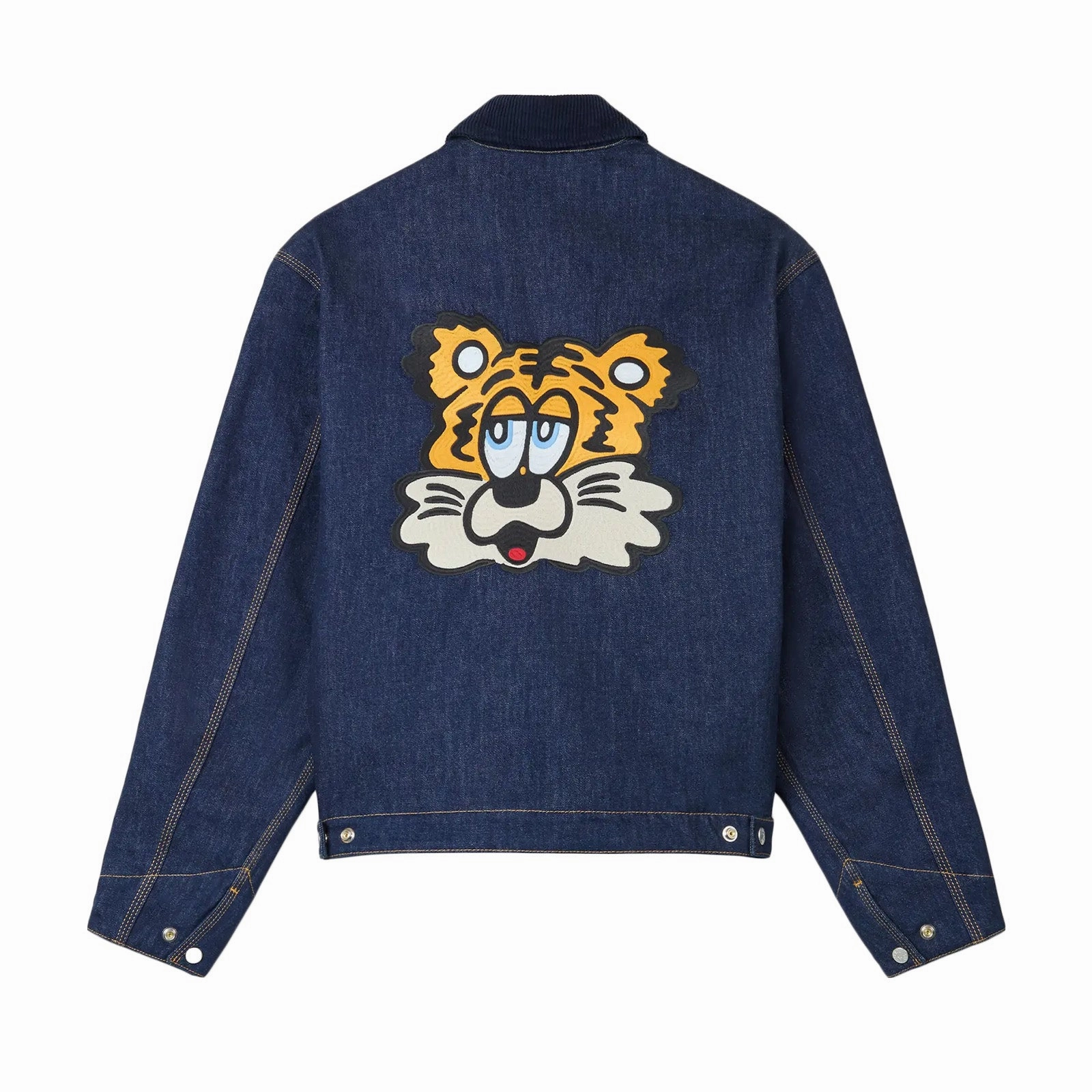 WindproofInterior Smart Wear Kenzo Verdy Market Padded Workwear Jacket in Japanese Denim